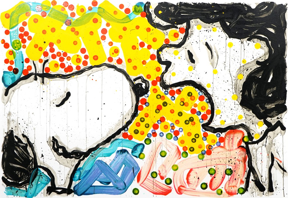 トム・エバハートの絵画作品　タイトルは、DRAMA QUEEN